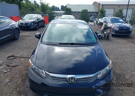 2012 Honda Civic Lx from USA, damaged, VIN 19XFB2F52CE391456